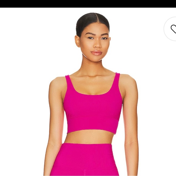 Beach Riot X REVOLVE Leah Sports Bra in Ultra Pink / Fuchsia in XS - Picture 7 of 8